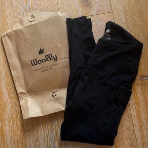 NWOT Woolly Black Leggings - Women's High-Waist Performance Leggings